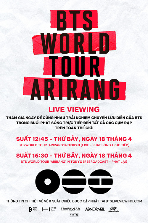 BTS World Tour 'Arirang' In Tokyo: Live Viewing