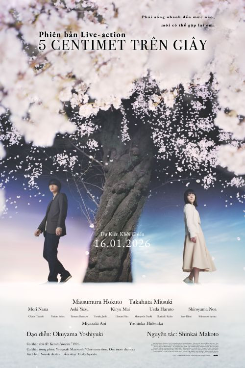 Phim Điện Ảnh Live-Action: 5 Centimet Trên Giây
