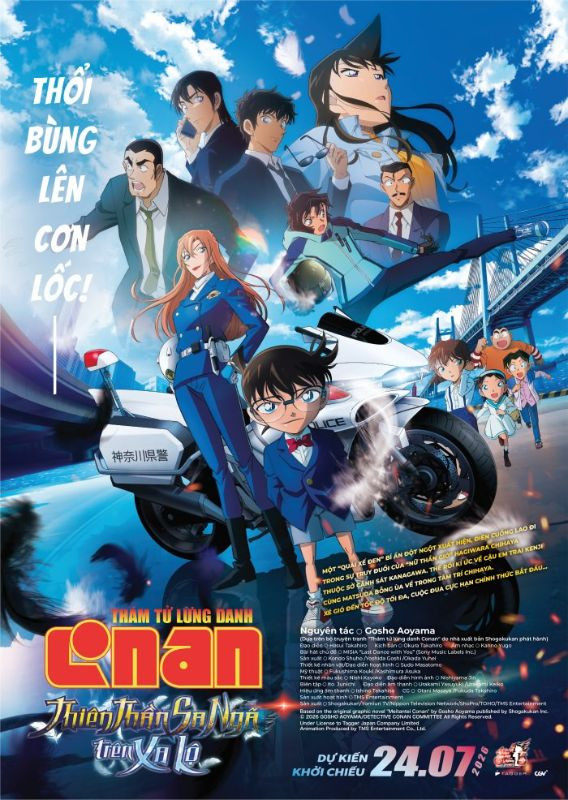 PHIM ĐIỆN ẢNH THÁM TỬ LỪNG DANH CONAN: THIÊN THẦN SA NGÃ TRÊN XA LỘ