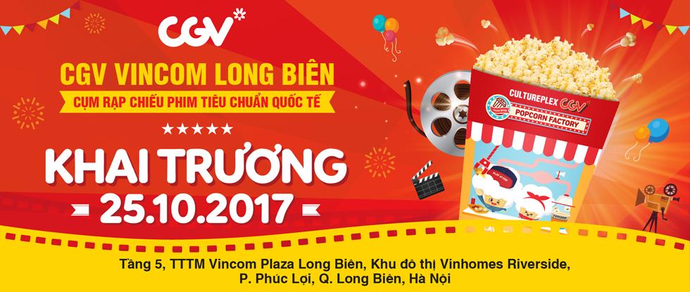 Rạp CGV Long Biên Lịch chiếu phim, thông tin giá vé