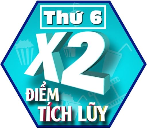 Khuyến Mãi Thứ 6 Hàng Tuần Nhân Đôi Điểm Tích Lũy tại Việt Phú Cinema
