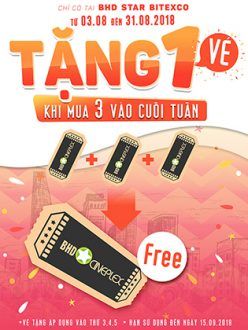 Tặng Vé Khi Mua 3 Vé
