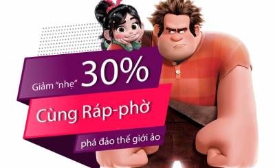 Giảm “nhẹ” 30% - Cùng Ráp-phờ phá đảo thế giới ảo