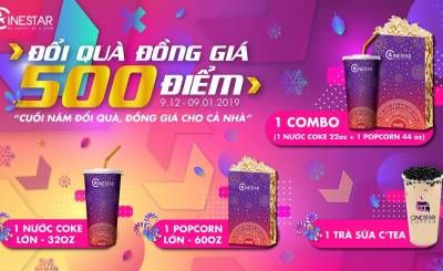 Cinestar - Ưu đãi khách hàng thân thiết