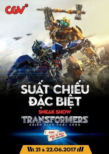 Suất Chiếu Đặc Biệt - Transformers: Chiến Binh Cuối Cùng tại CGV