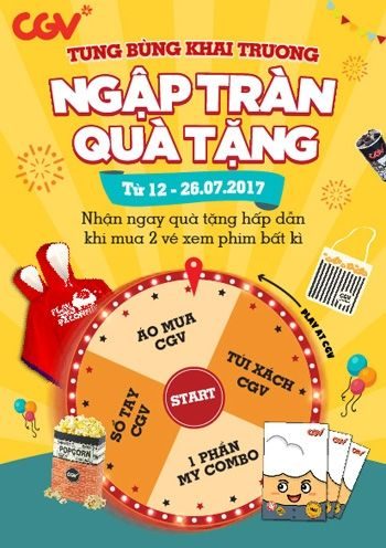 Quà Tặng Khai Trương Tại Cgv Vincom Hà Tĩnh