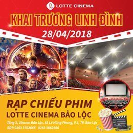 Khai Trương Rạp Lotte Cinema Bảo Lộc