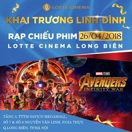 Khai Trương Rạp Lotte Cinema Long Biên