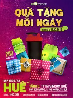 BHD Star Huế: Quà Tặng Ngập Tràn