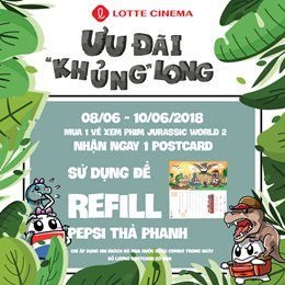 Lotte Cinema: Ưu Đãi 'Khủng' Long