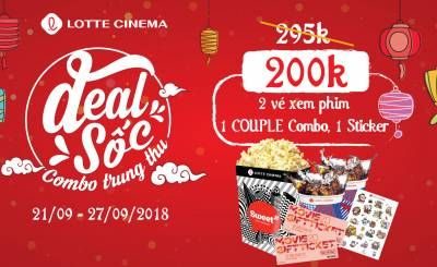 Lotte Cinema - Deal sốc Trung Thu